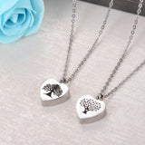 Tree of Life Cremation Urn Pendant Necklace For Ashes