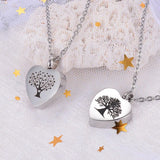 Tree of Life Cremation Urn Pendant Necklace For Ashes