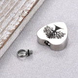 Tree of Life Cremation Urn Pendant Necklace For Ashes