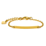 Engraving Bar ID Bracelet For Baby, Name Persoanlized Jewelry