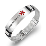 Medical Alert Awareness Bracelet for Adults