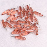 24Pcs Glass Bullet Pendant Wrap Healing Reiki Necklace