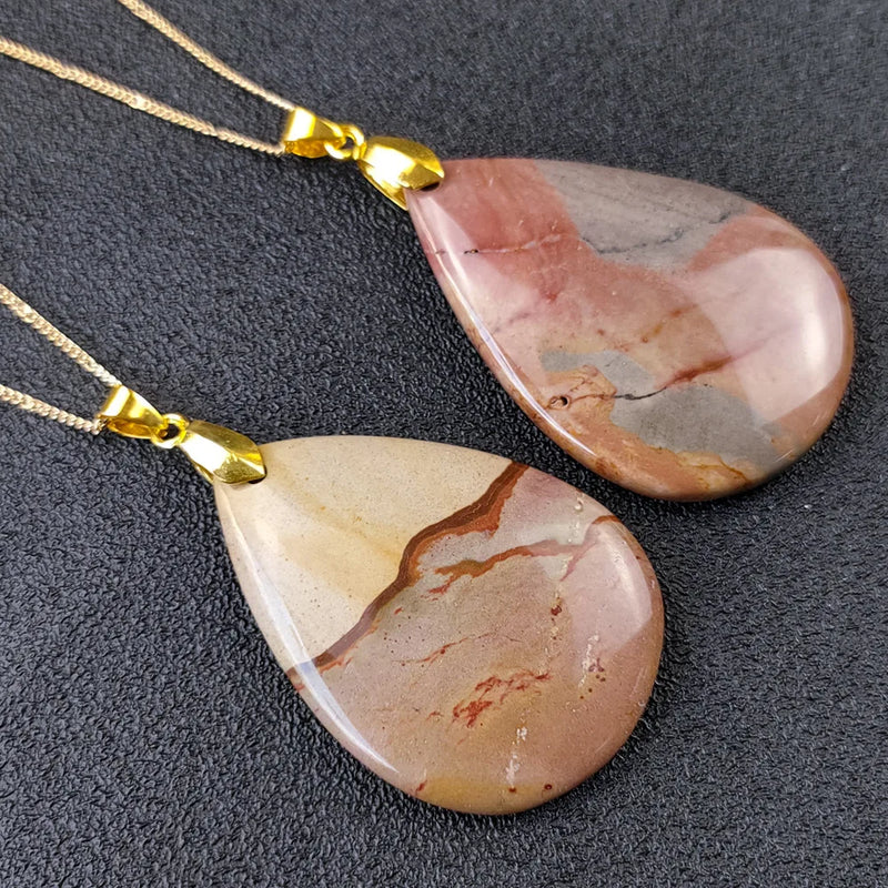 3Pcs/Lot Agates Jades Pendant Necklace For Women and Men