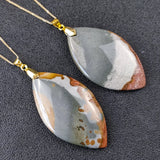 3Pcs/Lot Agates Jades Pendant Necklace For Women and Men