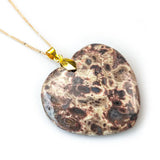 3Pcs/Lot Agates Jade Gemstone Pendants 55mm Heart Water Drop Healing Love Chakra