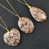 3Pcs/Lot Agates Jade Gemstone Pendants 55mm Heart Water Drop Healing Love Chakra