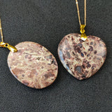 3Pcs/Lot Agates Jade Gemstone Pendants 55mm Heart Water Drop Healing Love Chakra