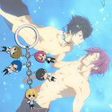 KeyChain Men High Speed Key Chain Women Metal String Key Ring Rin Matsuoka