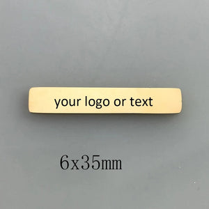 Custom Stainless Steel Rectangle Plate for Laser Engraving - Pack of 10
