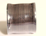 100 Yards Dark Coffee Faux Leather Suede Lace Cord