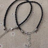 100pcs Leather Bracelets 190x3mm