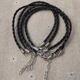 100pcs Leather Bracelets 190x3mm