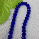 1000 Pcs 8mm Dark Crystal Glass Rondelle Faceted Spacer Beads