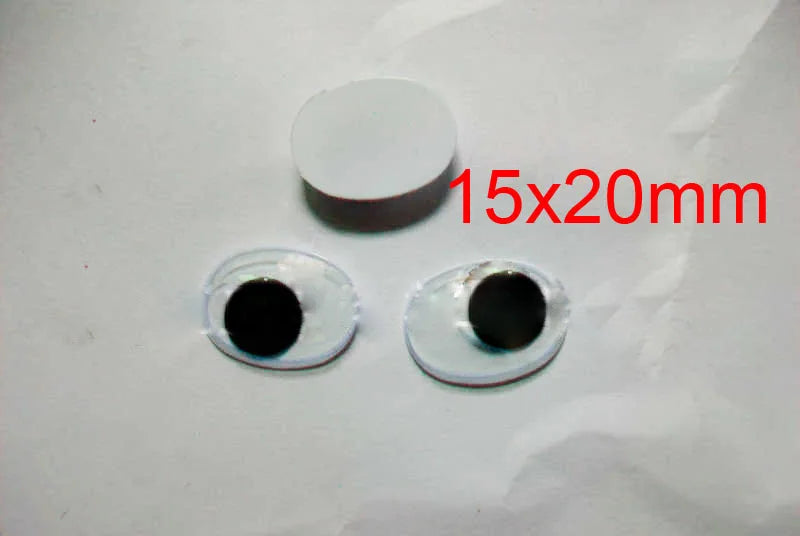 200pcs DIY Googly Wiggly Craft Doll Eyes