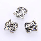 250 pcs Antique Silver Elephant Spacer Beads 10x10x3mm