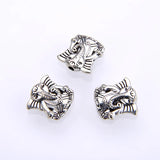 250 pcs Antique Silver Elephant Spacer Beads 10x10x3mm