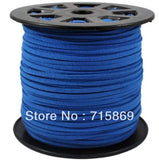 3mm Royal Faux Suede Leather Cord 100 Yard (92M) Lace Flat Cord