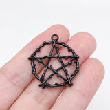 70 Alloy Star Charms Pendant 28x26mm for DIY Jewelry Making