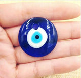 Glass Greek Evil Eye Amulet Pendant Charm Necklace