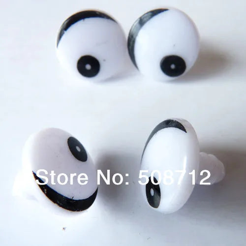 16mm Cartoon Eyes - Light Clay Jewelry Material - Animal Doll Toy Eyes