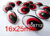 Light Clay Jewelry Animal Doll Eyes 16x25mm