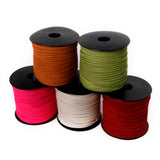 100yards/Roll Faux Suede Cord Leather Lace For Jewelry Making DIY