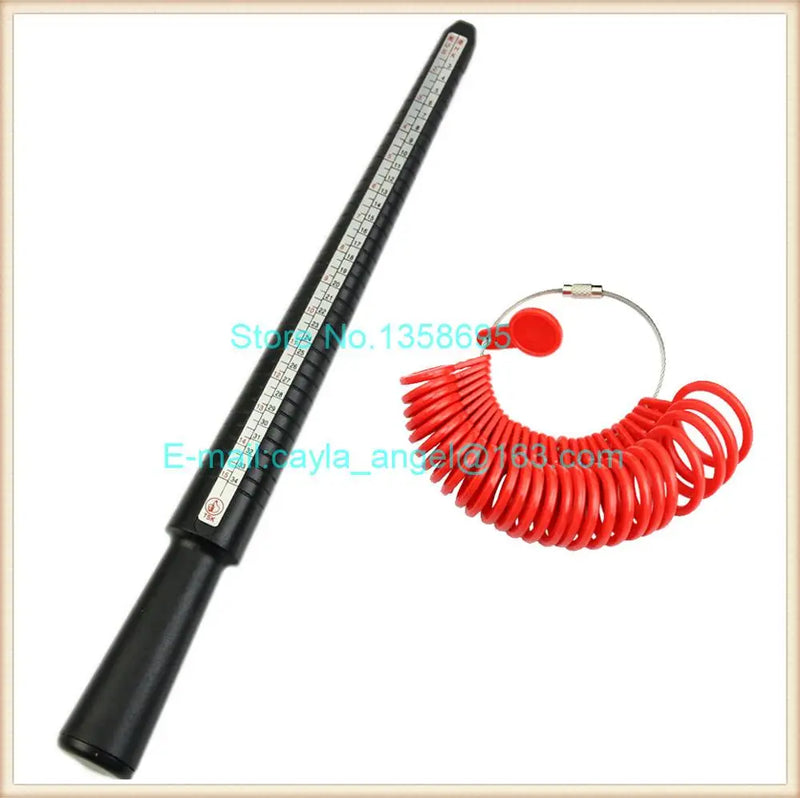 Plastic Ring Sizer Finger Gauge Size Mandrel Jewelry Making Tool