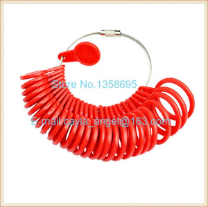 Plastic Ring Sizer Finger Gauge Size Mandrel Jewelry Making Tool