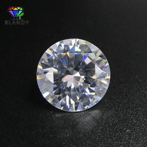 1.0~10.0mm AAAAA Loose Cubic Zirconia Stone Round Cut CZ Gems