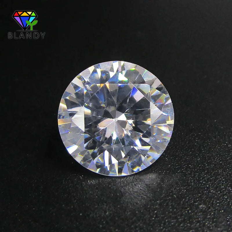 1.0~10.0mm AAAAA Loose Cubic Zirconia Stone Round Cut CZ Gems