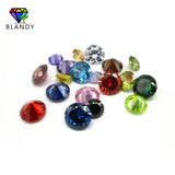 1.0~10.0mm AAAAA Loose Cubic Zirconia Stone Round Cut CZ Gems