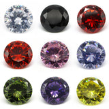 1.0~10.0mm AAAAA Loose Cubic Zirconia Stone Round Cut CZ Gems