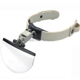 Diamond LED Hands Magnifier 1pcs/lot Jewelry Head Magnifier