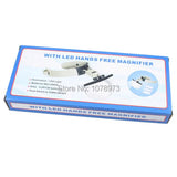 Diamond LED Hands Magnifier 1pcs/lot Jewelry Head Magnifier