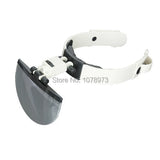 Diamond LED Hands Magnifier 1pcs/lot Jewelry Head Magnifier