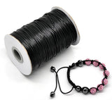 180M Waxed Cotton Cord 1mm for Bracelet/Necklace