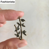 10 pcs Brass Casting Crafts Bamboo Pendant DIY Jewelry Charms
