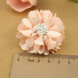 10pcs 4.8cm Fabric Flowers Hair Accessories Rosettes DIY Headbands Flowers