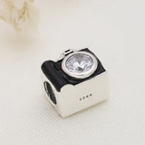 925 Silver Zircon Snail Charm Bracelet Accessory