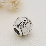 925 Silver Zircon Snail Charm Bracelet Accessory