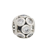 925 Silver Zircon Snail Charm Bracelet Accessory