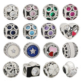 925 Silver Zircon Snail Charm Bracelet Accessory