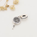 925 Silver Love Lock Unicorn Charm DIY Bracelet Accessory Gift