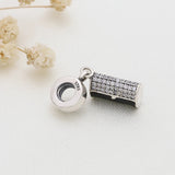925 Silver Love Lock Unicorn Charm DIY Bracelet Accessory Gift