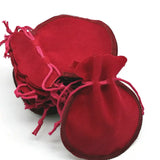 100 PCS Mixed 70 * 80 MM Wool String Bag Jewelry Christmas Gift