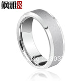 100% Tungsten Frosted Ring Men's Wedding Jewelry