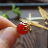 100 pcs Copper Filigree Bead Caps, 10mm Beads, Jewelry Supplies