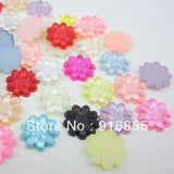 1000pcs 12mm Mixed Sunflower Pearl Beads DIY Decoration