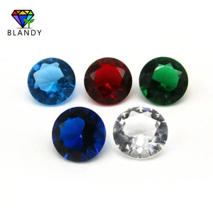 1000pcs 1.0~4.5mm Green Glass Beads Synthetic Gems Jewelry