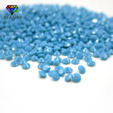 1000pcs 5A 1.0-3.0mm Round Synthetic Nano Turquoise Stone Gems